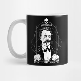 GOD IS DEAD. NIETZSCHE IS UNDEAD. Mug